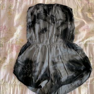 Black Tye Dye Romper